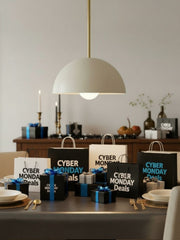 Metio Dome Pendant Light – Modern Brass Pendant for Kitchen & Dining